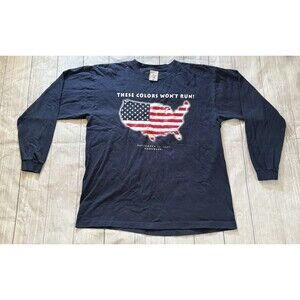 9/11 Memorial T Shirt THESE COLORS WON'T RUN SIZE XL Alore Tag Dark Blue